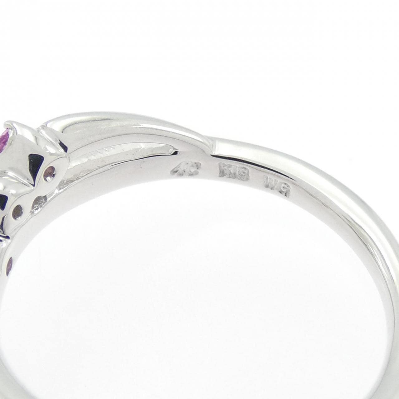 4゜C 合成サファイヤ リング