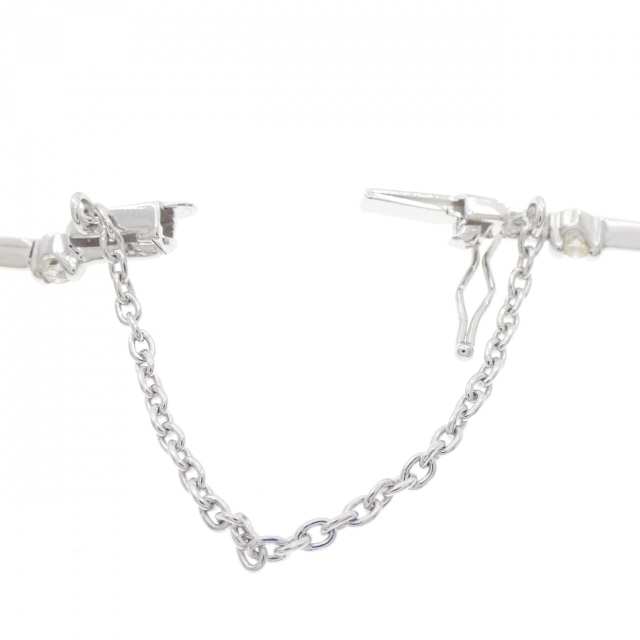 K18WG ダイヤモンド ブレスレット 0.40CT
