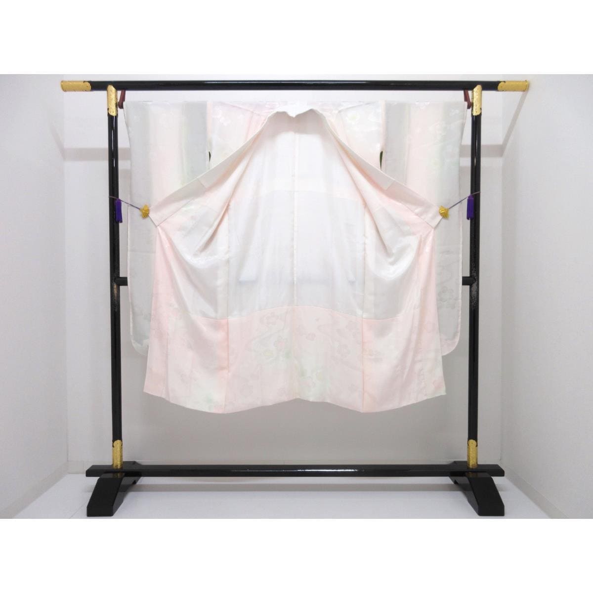 長襦袢　振袖　ボカシ染