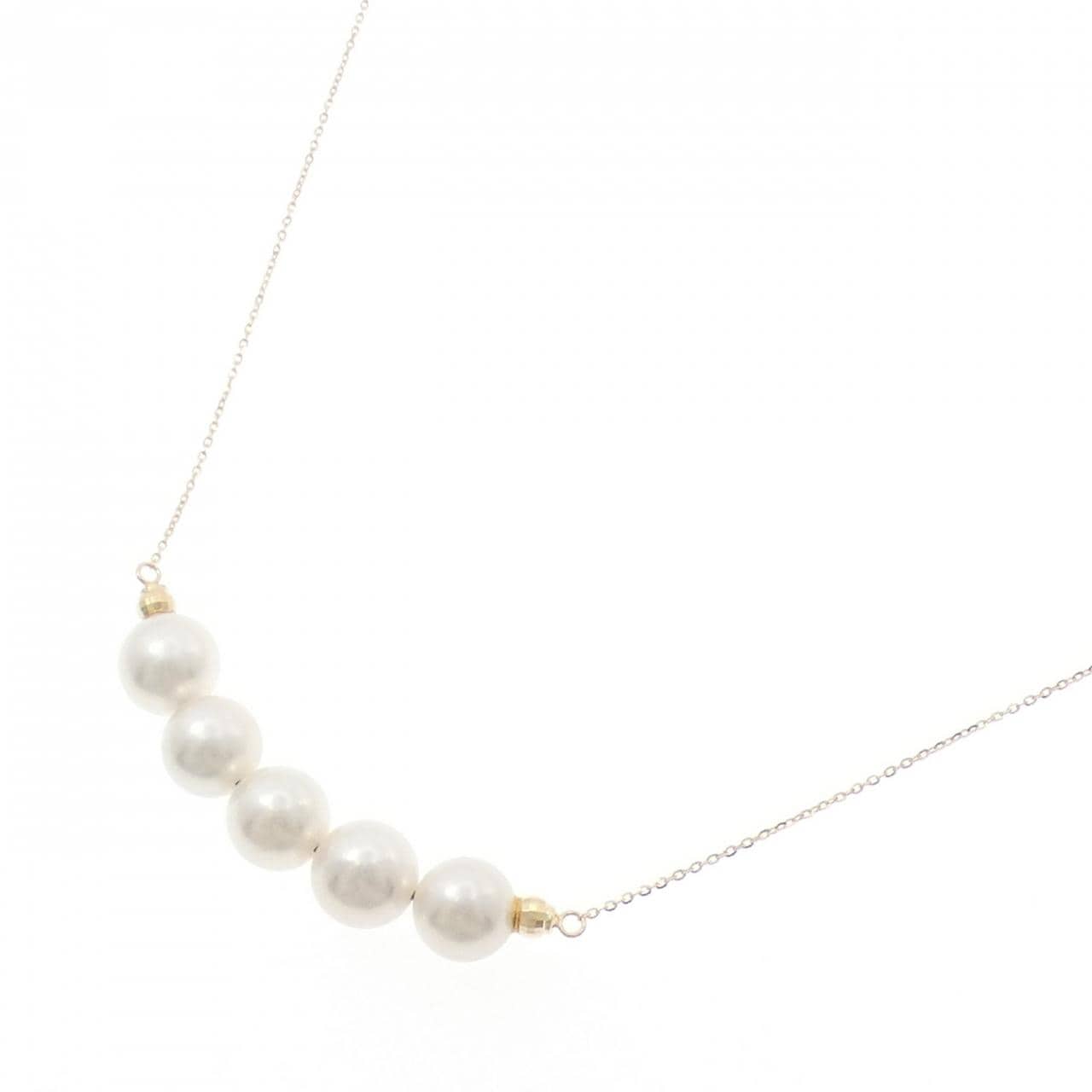 K18YG アコヤパール ネックレス