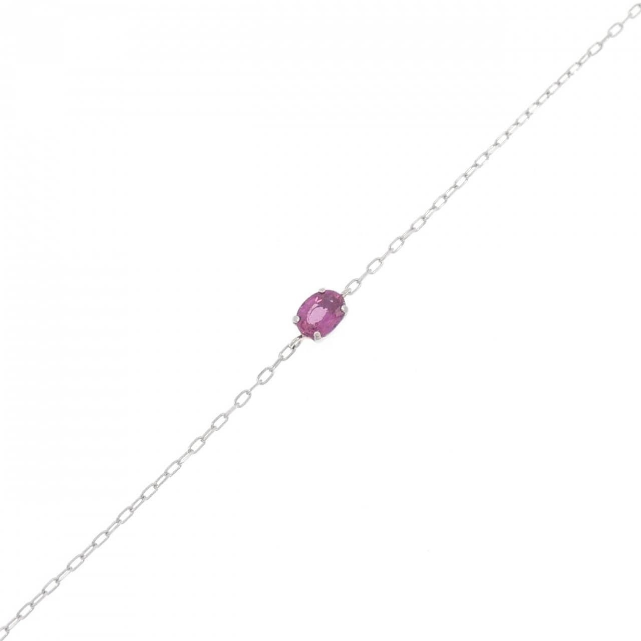 PT900/PT850 ルビー ブレスレット 0.182CT