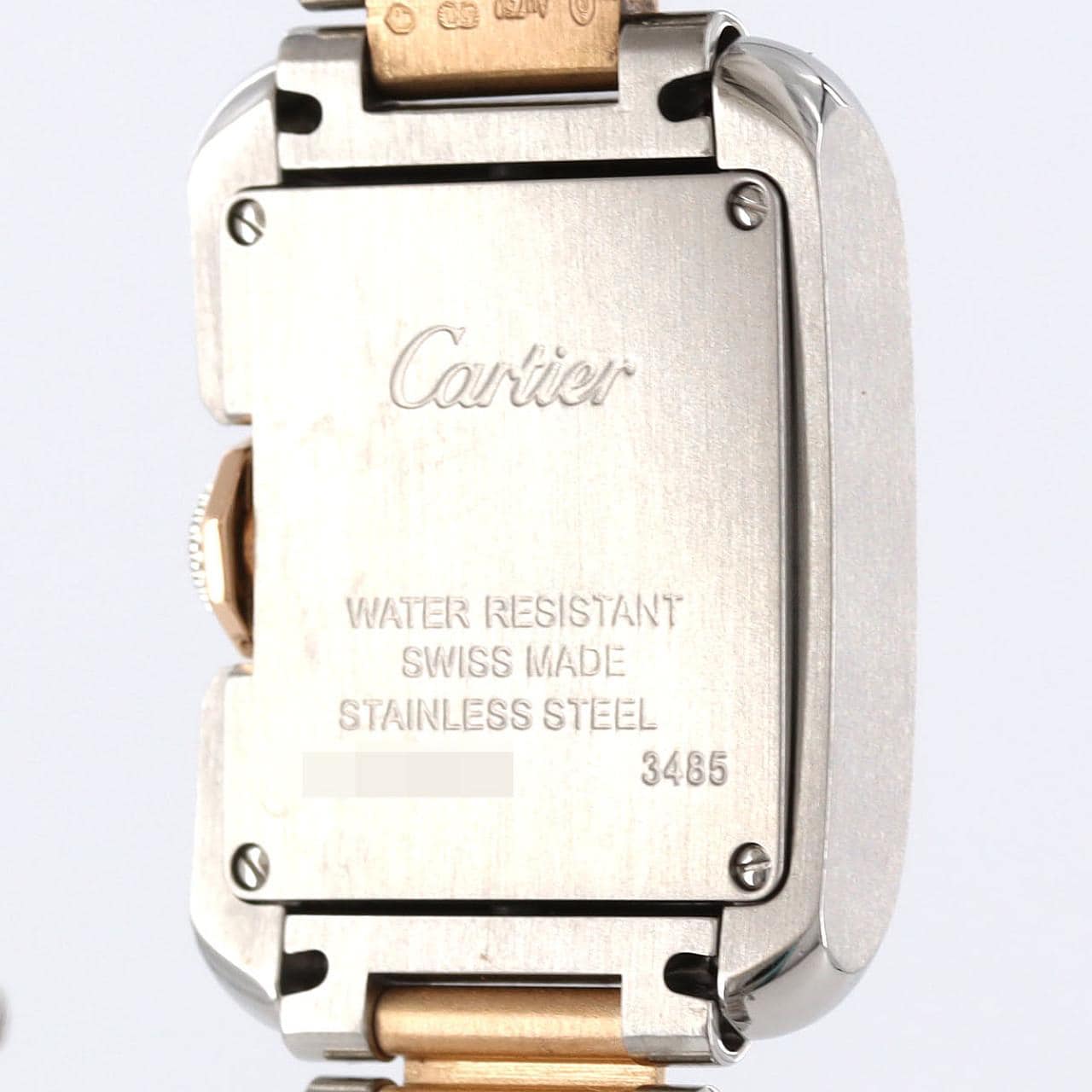 Cartier Tank Anglaise SM PG Combi W5310036 SSxPG石英