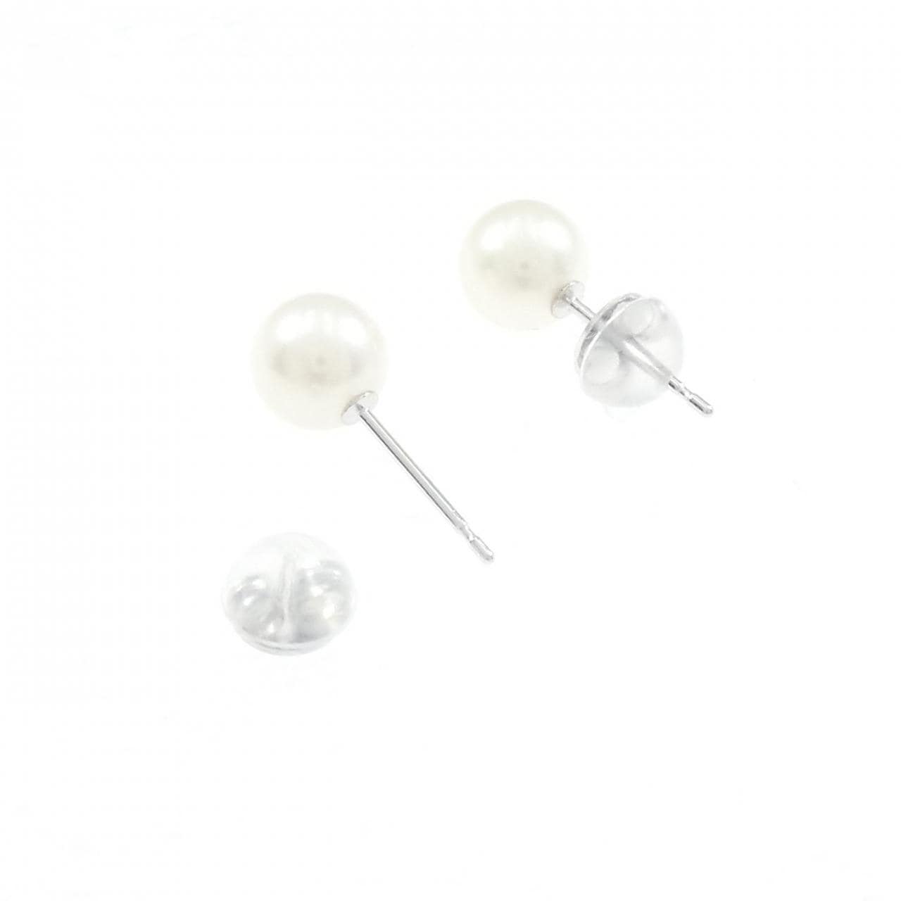 K14WG Akoya pearl earrings 5.9mm