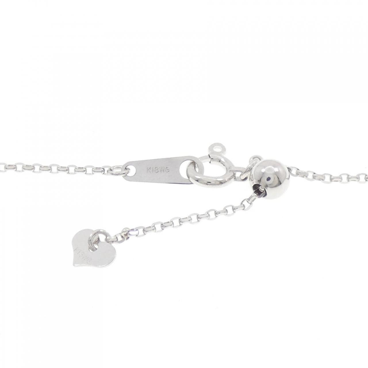 K18WG モルガナイト ネックレス 2.01CT