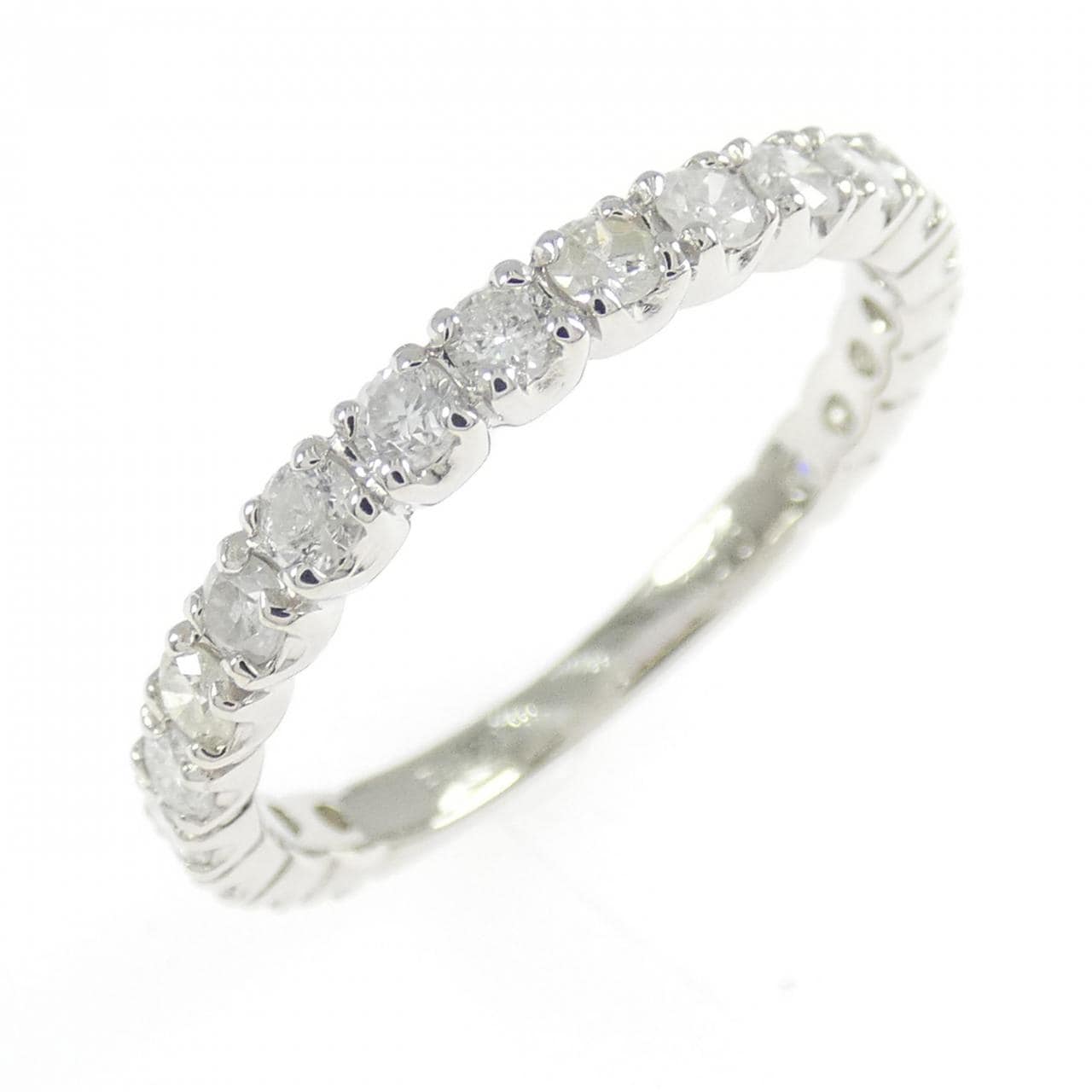 PT900 ハーフエタニティ ダイヤモンド リング 1.00CT