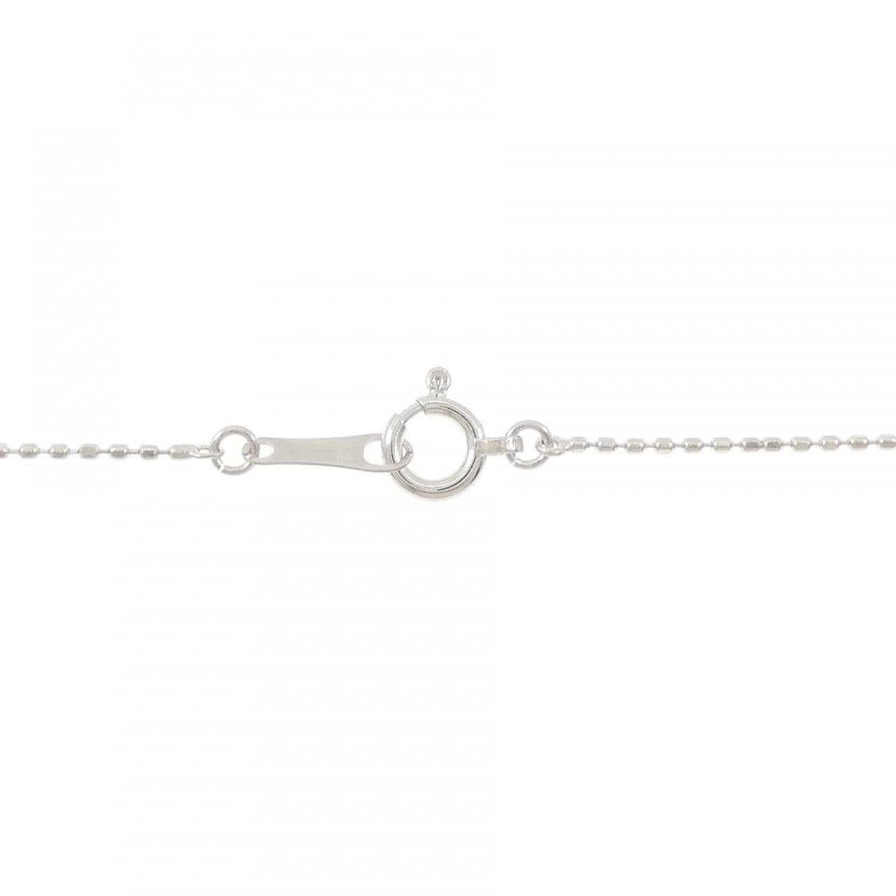 K18WG ダイヤモンド ネックレス 0.13CT