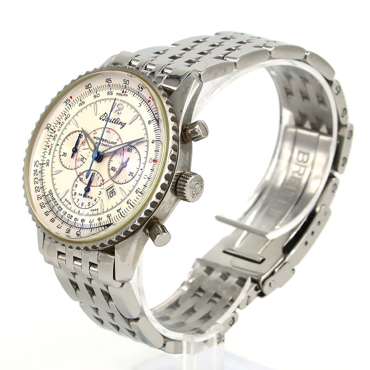 【ノーメンテナンス還元価格】ブライトリング モンブリランデイト A41330/A4133012/G196 SS 自動巻