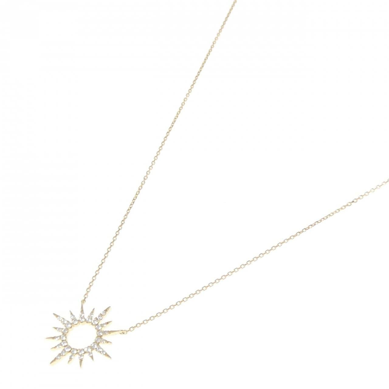 STAR JEWELRY Sunburst Necklace 0.15CT