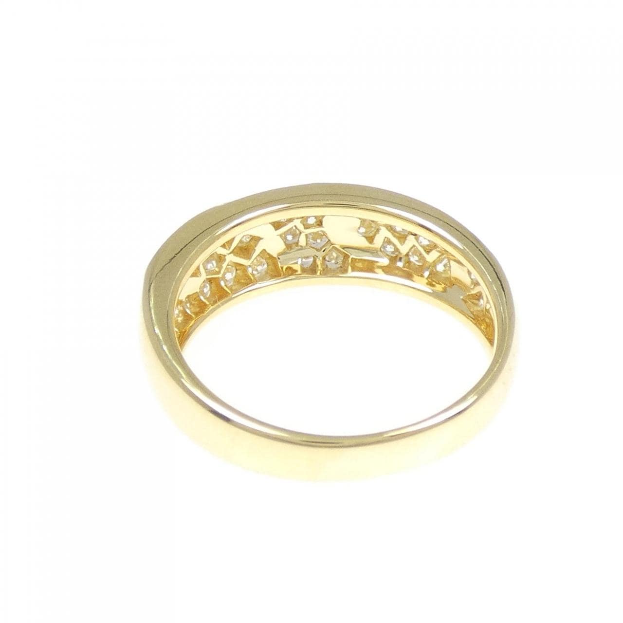 K18YG ダイヤモンド リング 0.60CT