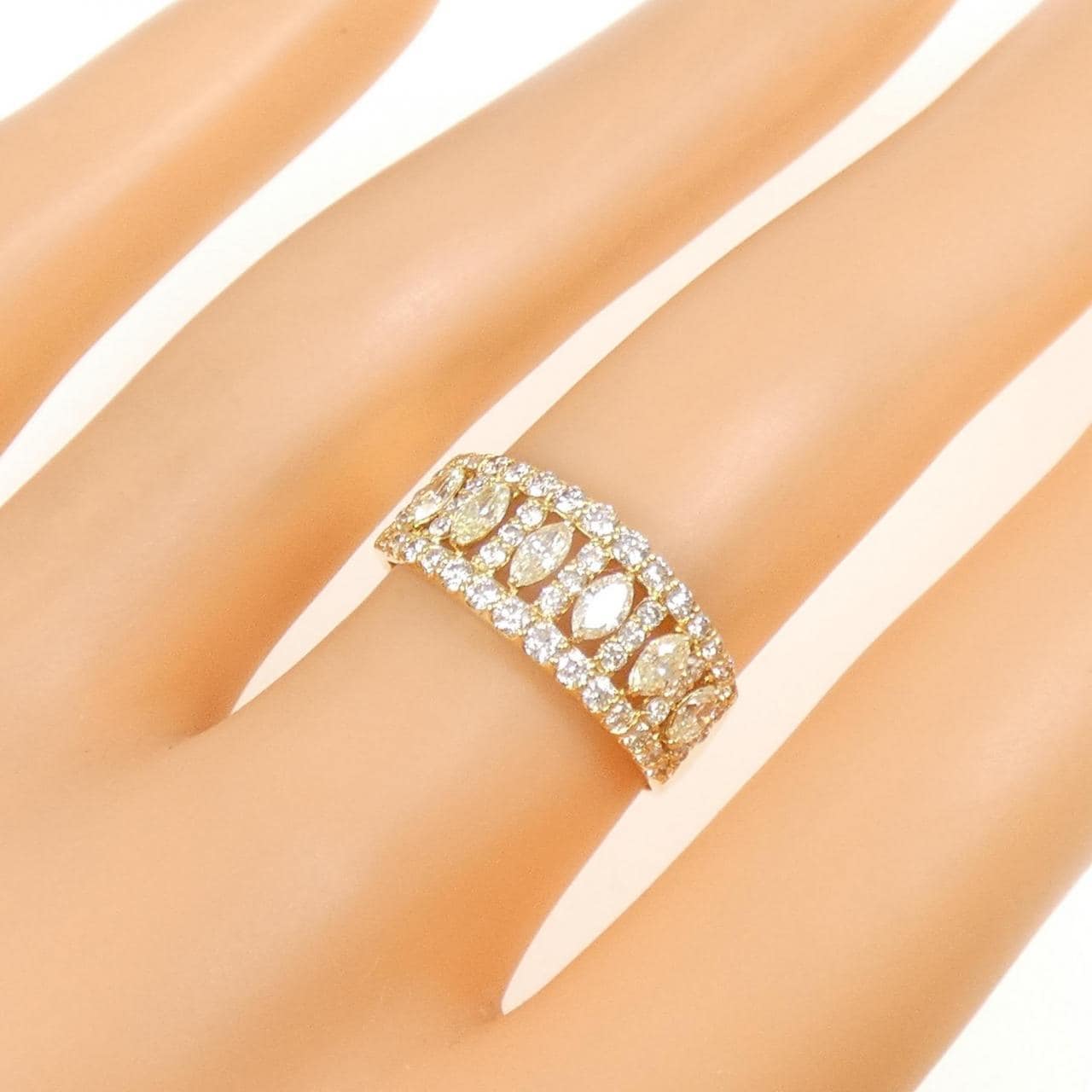 K18YG ダイヤモンド リング 1.00CT