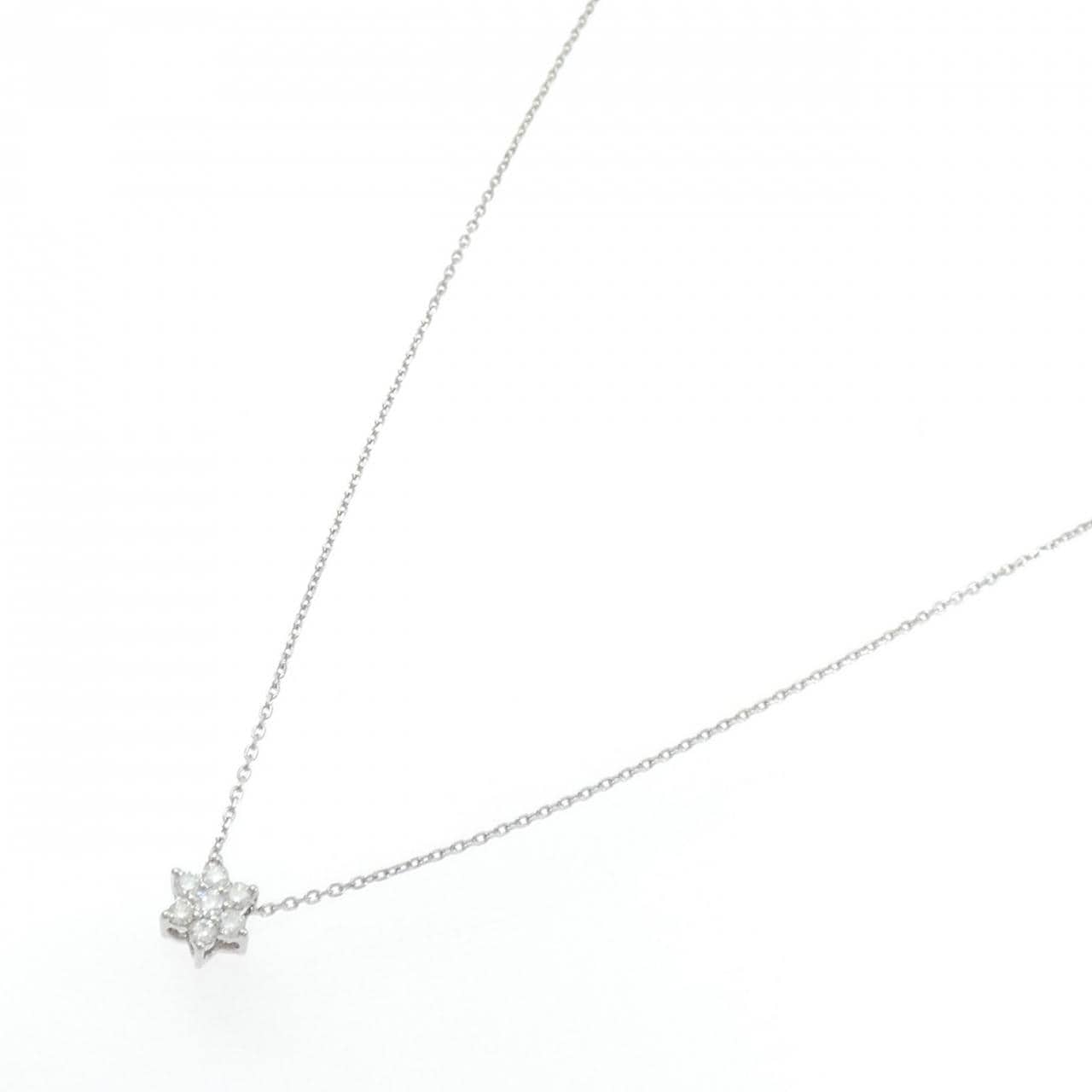 PT900/PT850 ダイヤモンド ネックレス 0.12CT