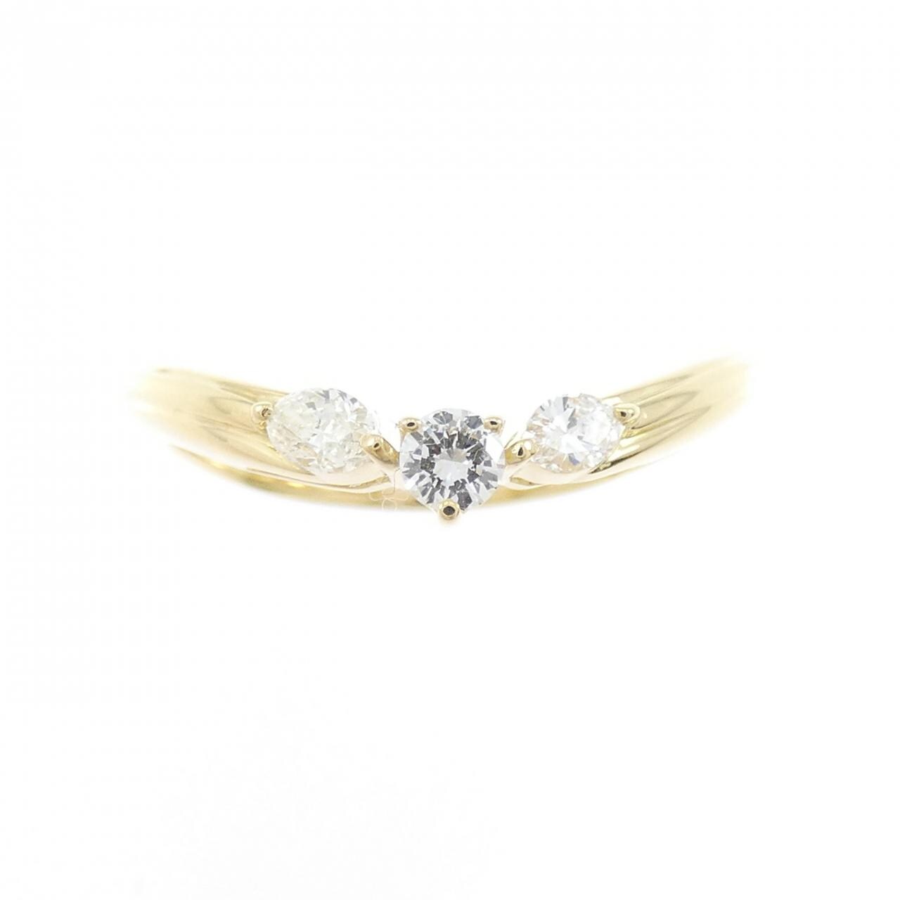 K18YG ダイヤモンド リング 0.30CT