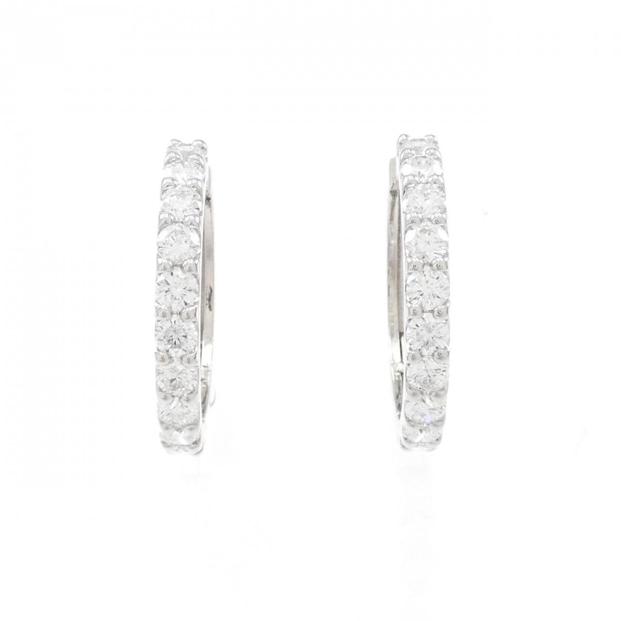 [BRAND NEW] PT Diamond Earrings 1.006CT 1.004CT EF VS1-2 VG-GOOD