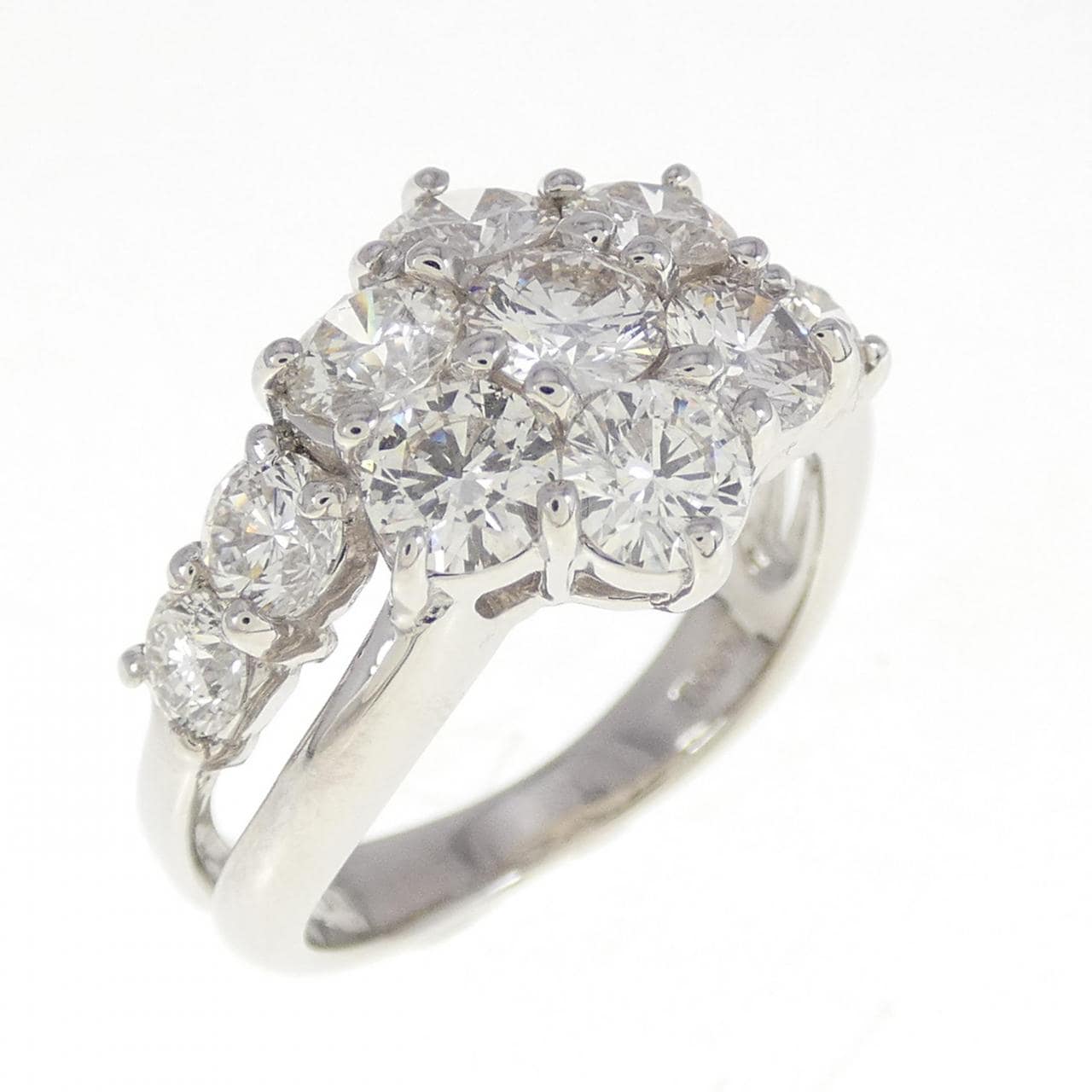 PT フラワー ダイヤモンド リング 2.00CT