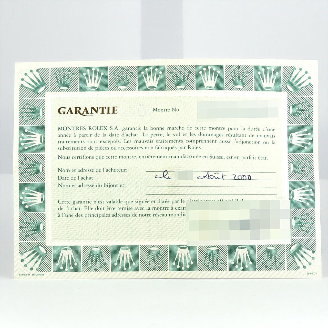 ロレックス エアキング 14000 SS 自動巻 P番