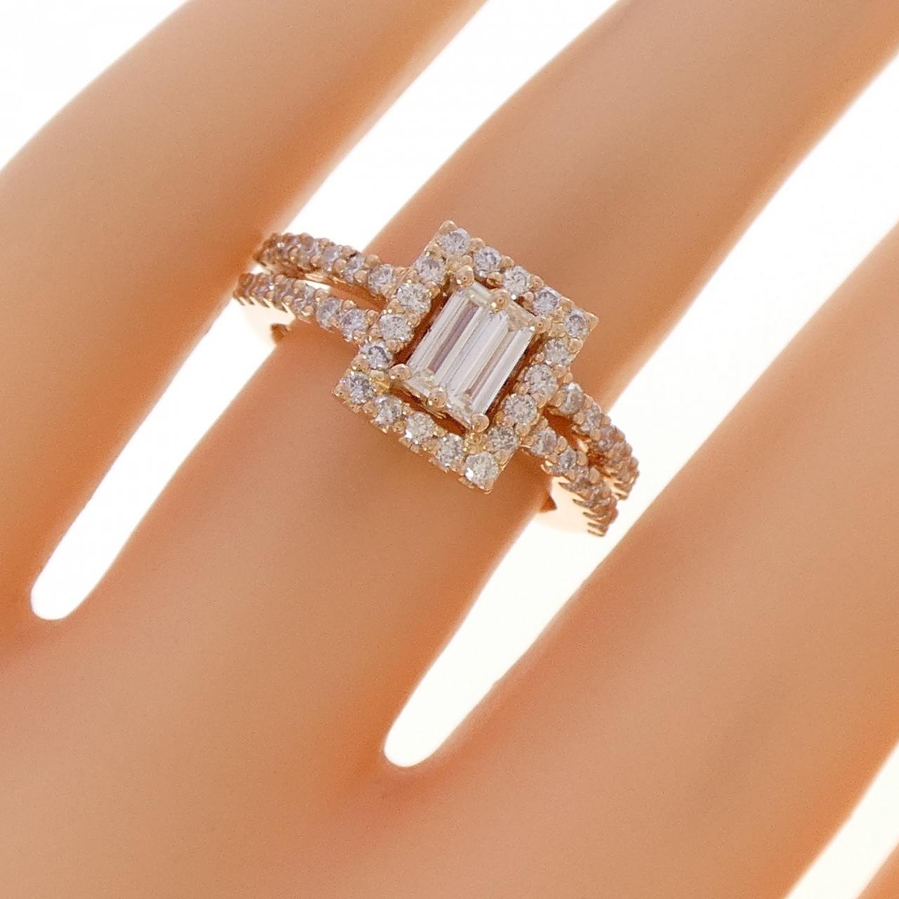 750PG ダイヤモンド リング 0.60CT