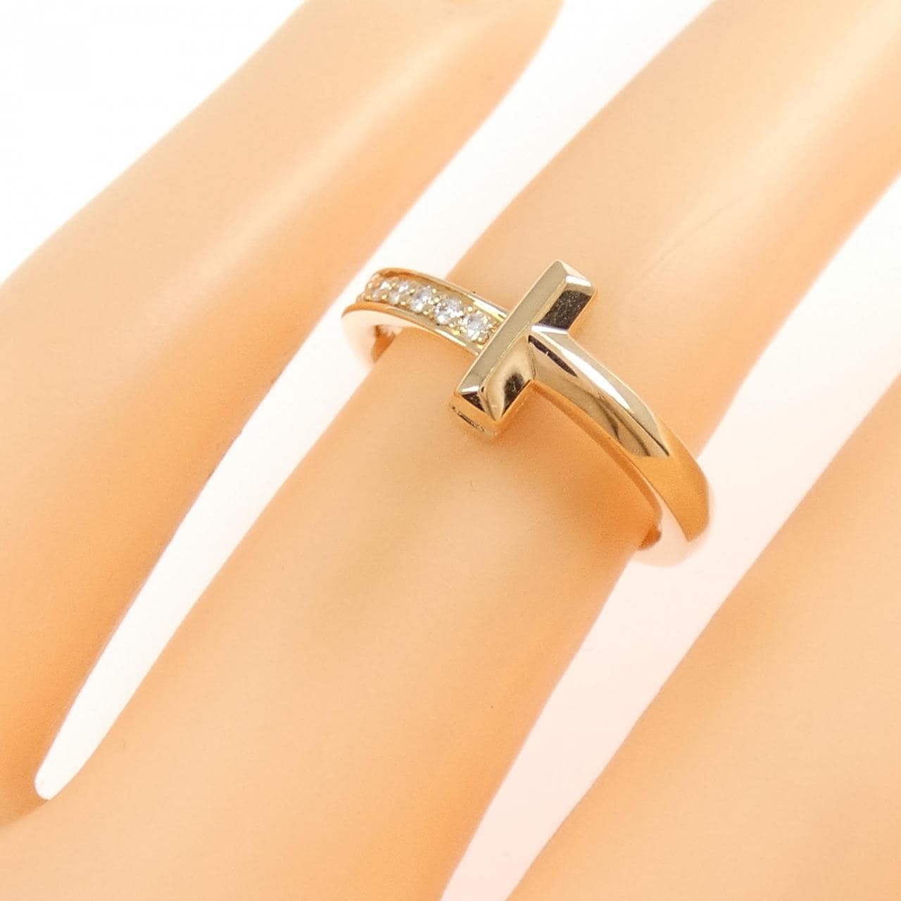 ティファニー Tワン リング 0.07CT