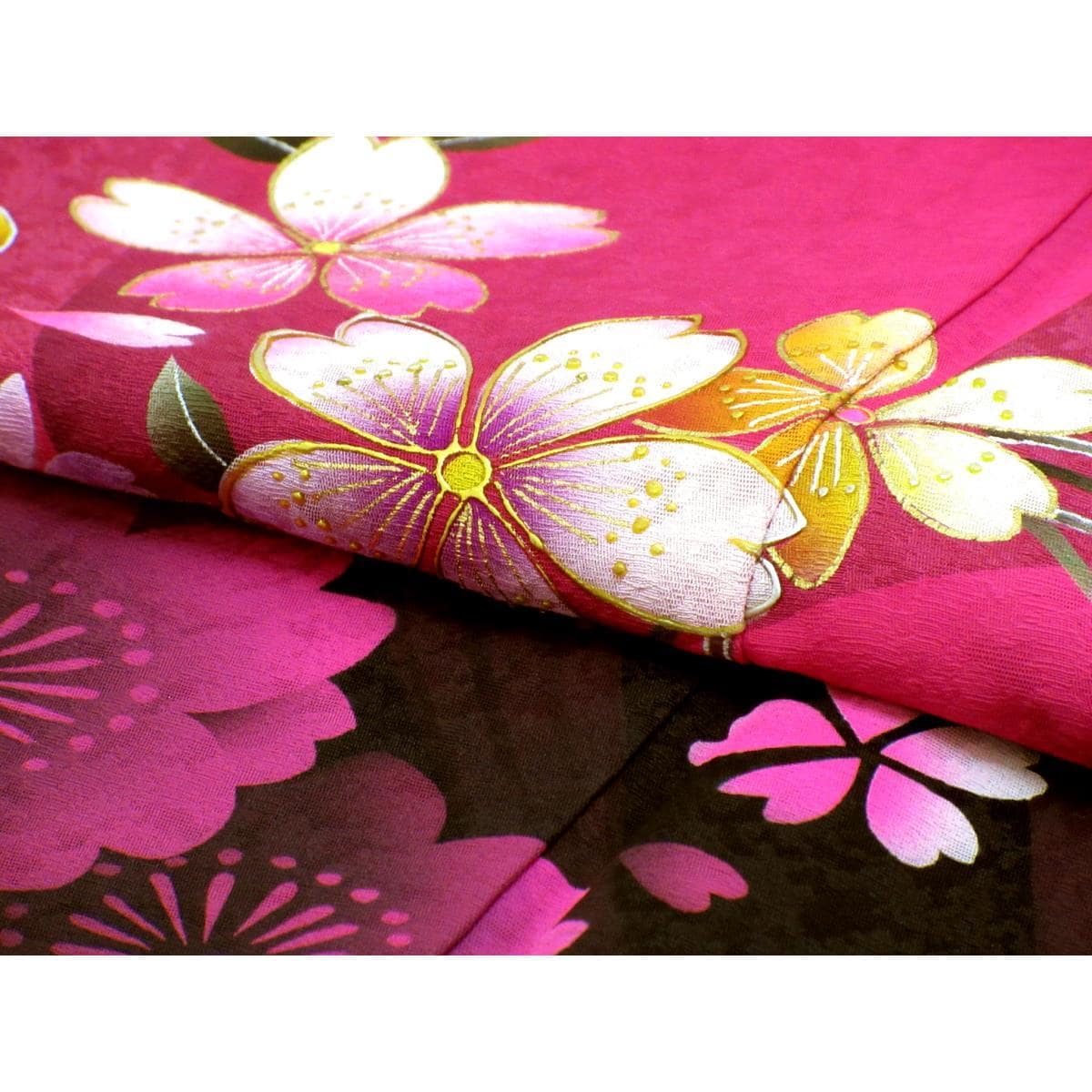 振袖　友禅金彩加工