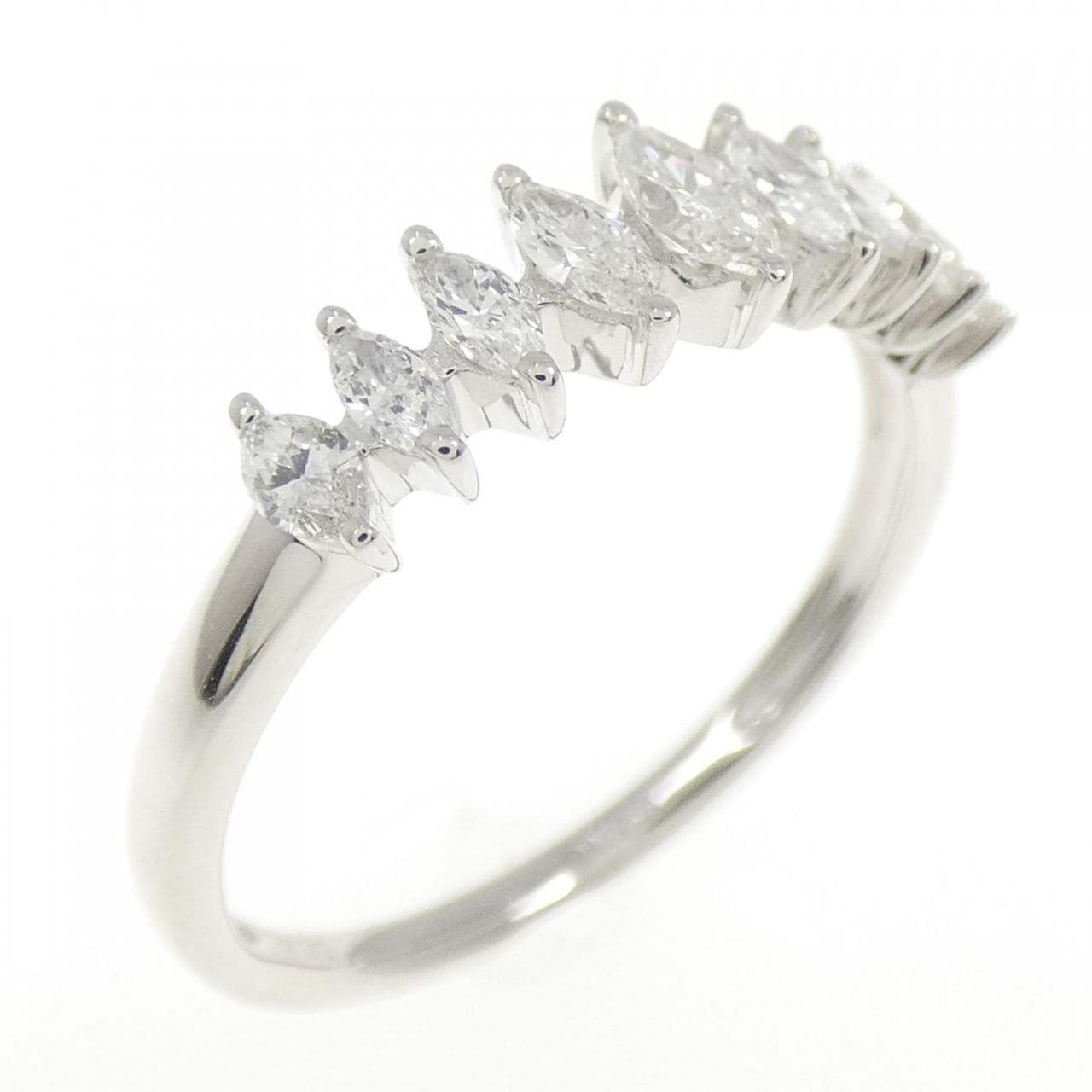 K18WG ダイヤモンド リング 0.45CT