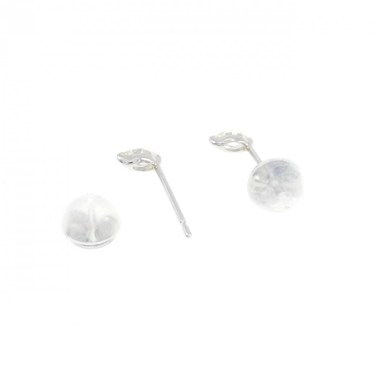 [新品] PT900钻石耳环 0.12CT