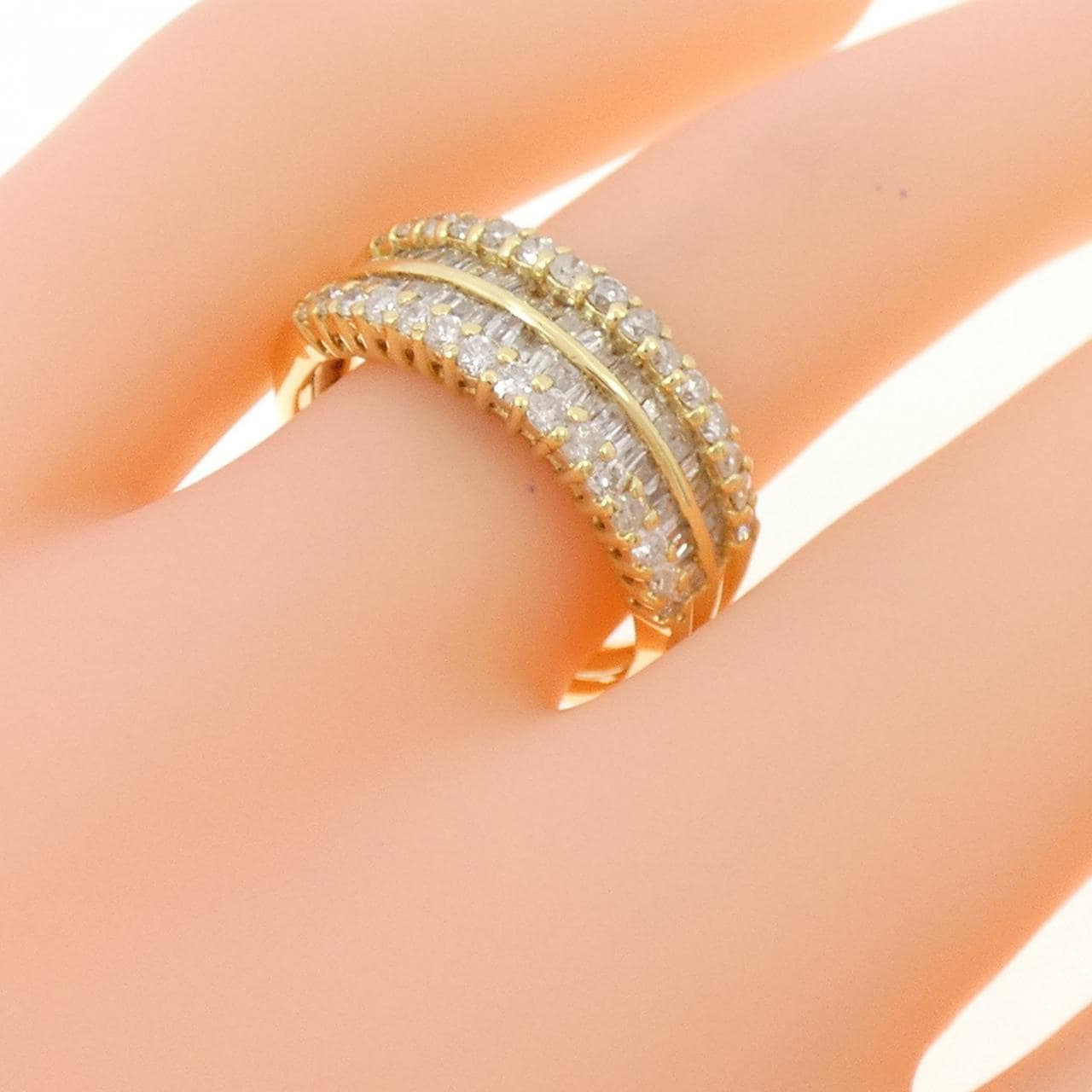 K18YG ダイヤモンド リング 1.00CT