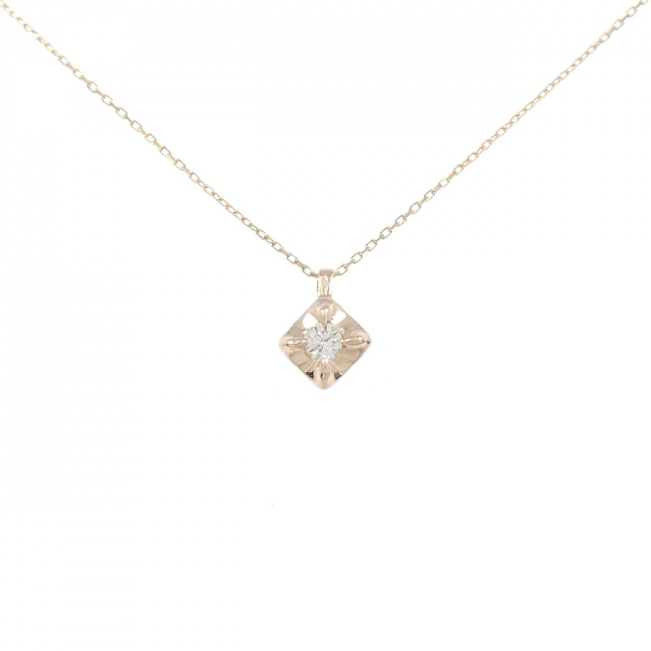 K10PG ダイヤモンド ネックレス 0.05CT