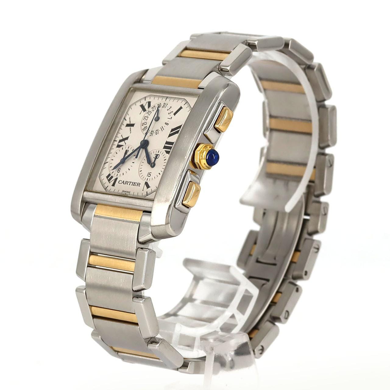 カルティエ タンクフランセーズクロノリフレックスXL コンビ W51004Q4 SSxYG クォーツ