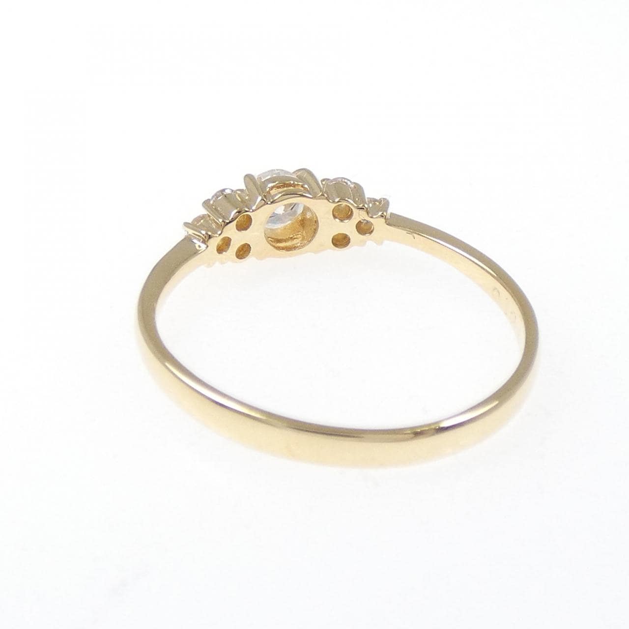 K18YG ダイヤモンド リング 0.12CT