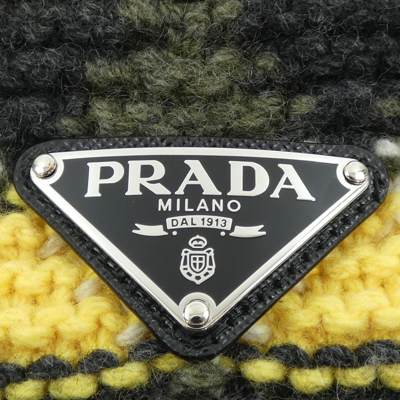 プラダ PRADA トライアングルロゴ 1HC358 2CY3 ニットキャップ