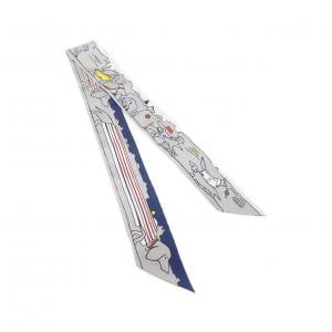 【未使用品】エルメス LES CHIENS PARISIENS ツイリー 064116S スカーフ