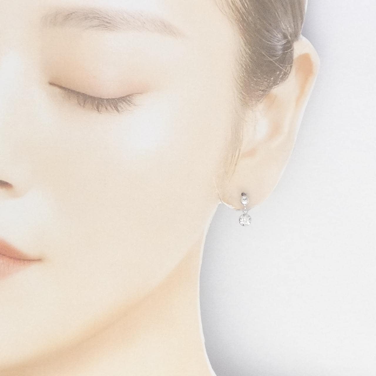 K18WG ダイヤモンド ピアス 0.20CT