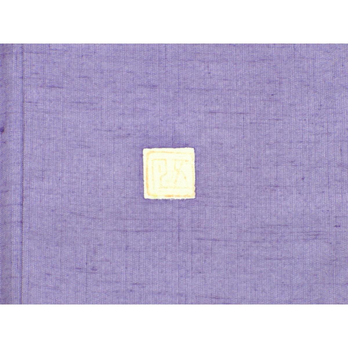【未使用品】訪問着　五月みどり　染紬　友禅加工ボカシ染