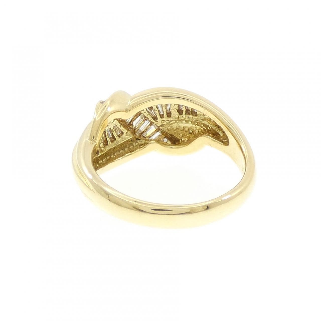 K18YG ダイヤモンド リング 0.41CT