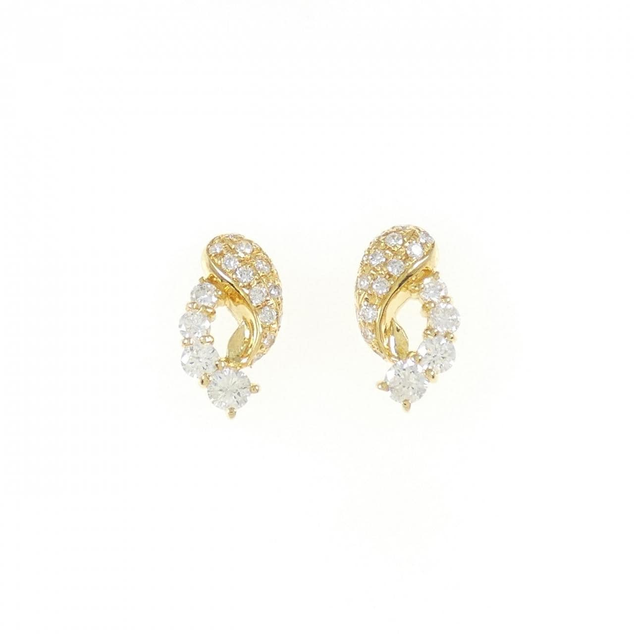 コメ兵｜K18YG ダイヤモンド ピアス 0.90CT｜ジュエリー｜ピアス ...