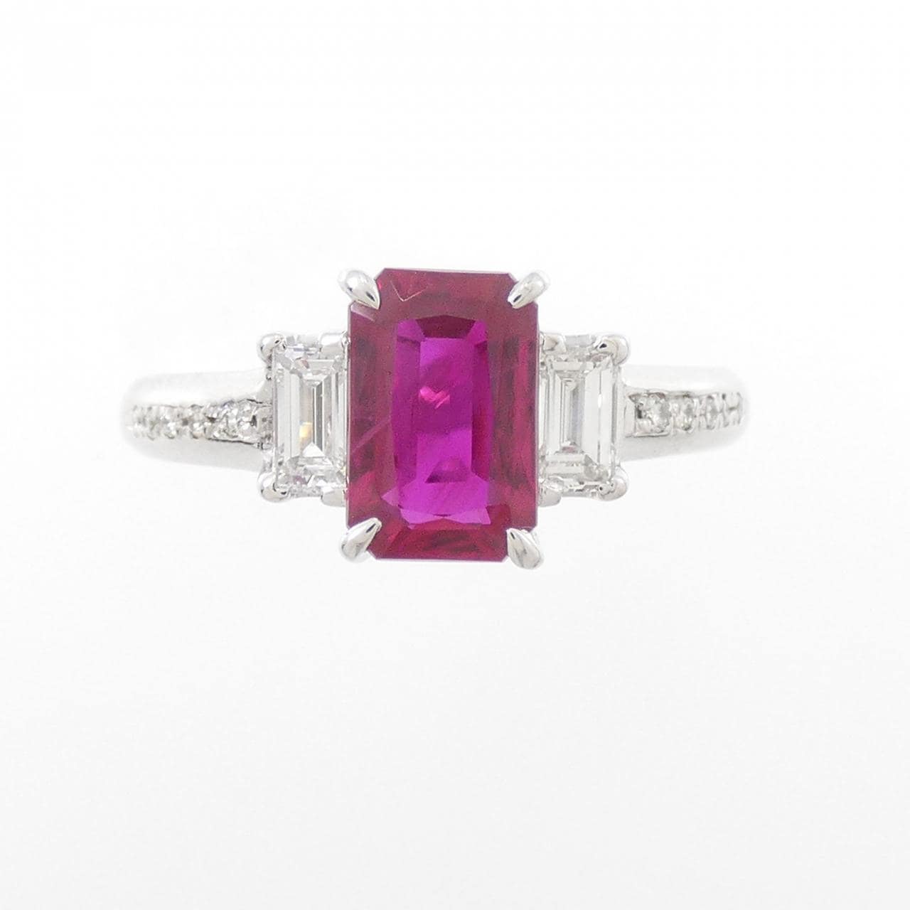 PT900 ルビー リング 1.52CT ビルマ産