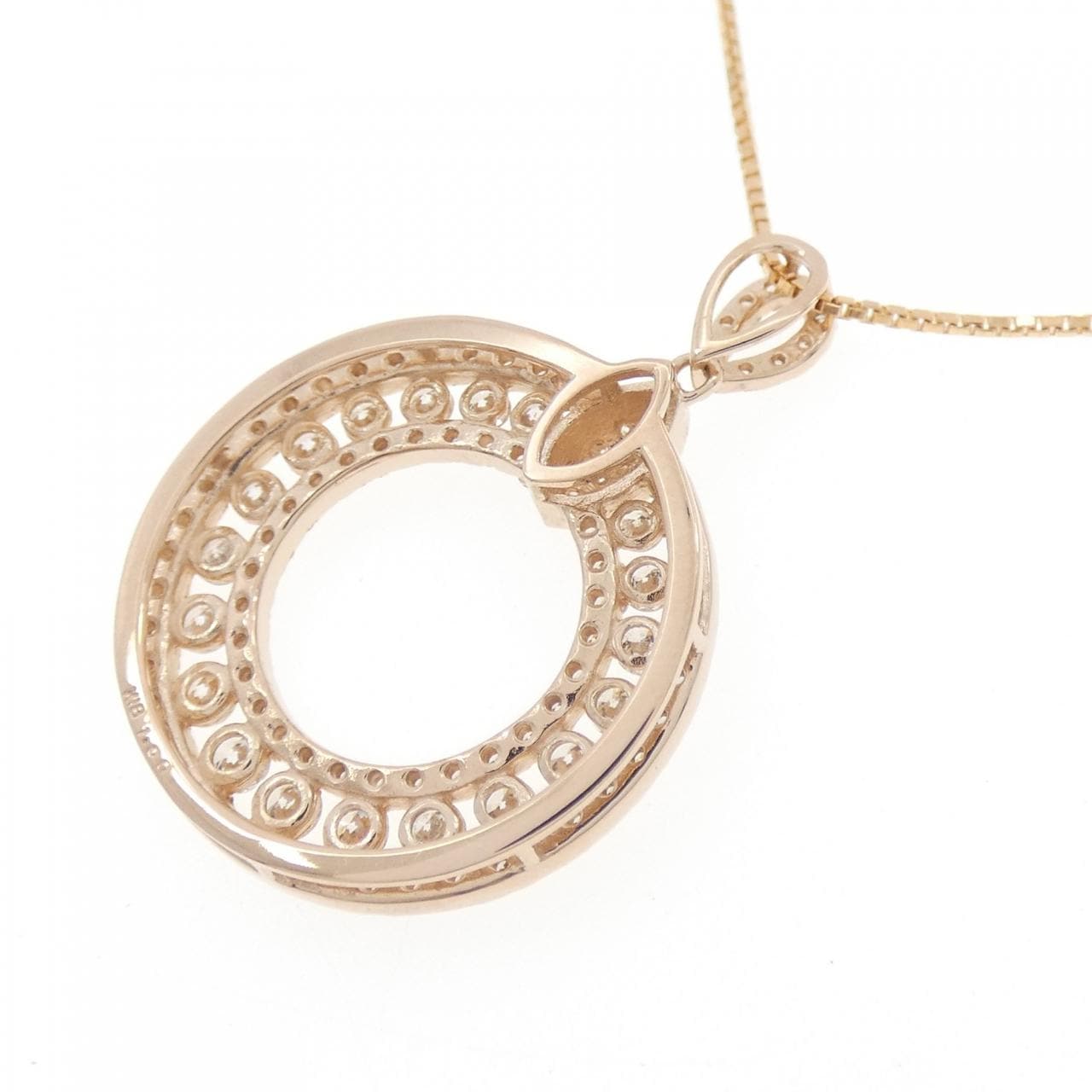 K18PG ダイヤモンド ネックレス 1.00CT