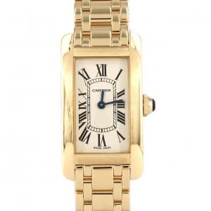 カルティエ タンクアメリカンSM YG W26015K2 YG クォーツ