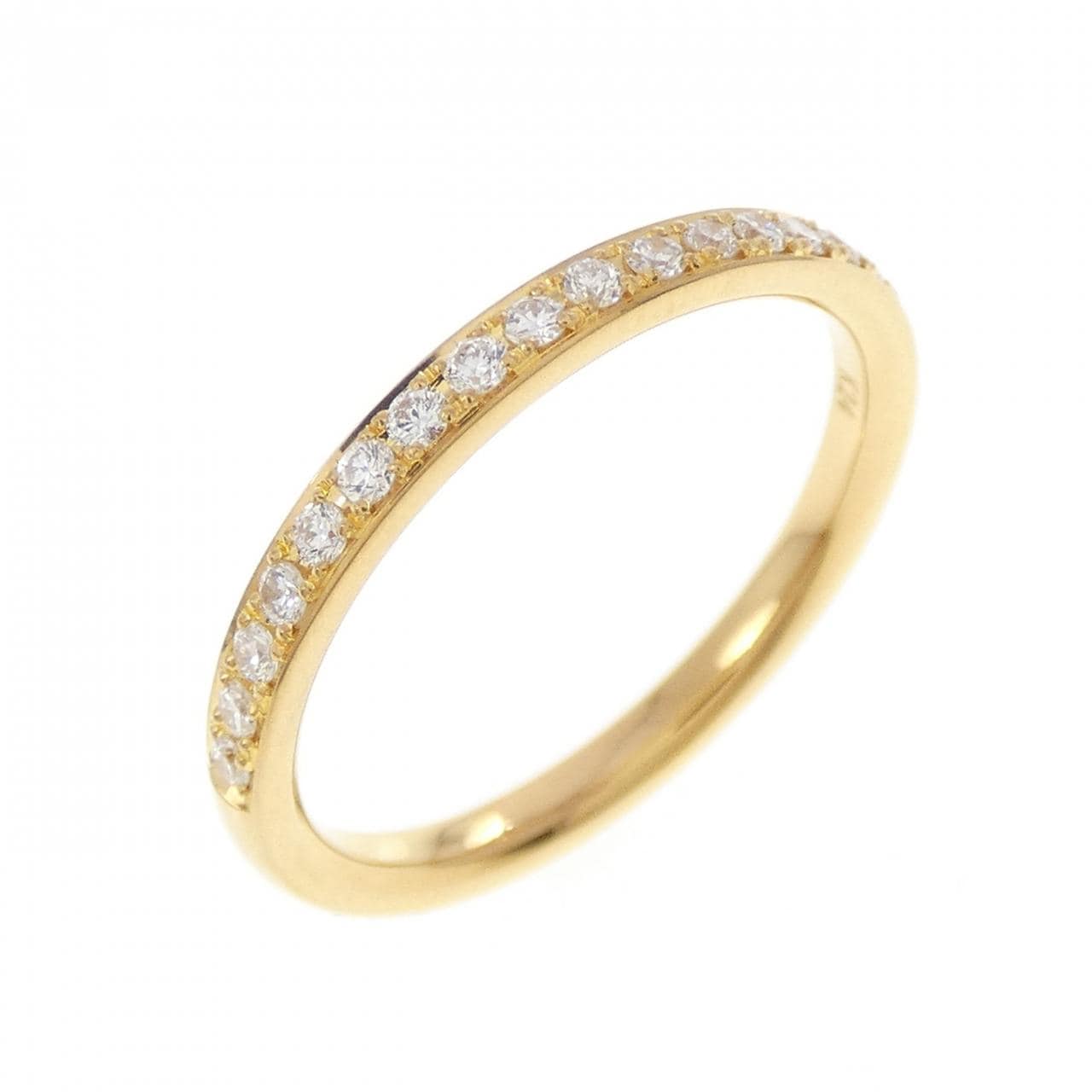 【リメイク】K24YG ハーフエタニティ ダイヤモンド リング 0.20CT