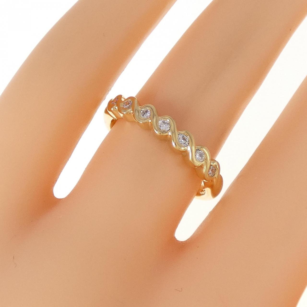 750YG ダイヤモンド リング 0.17CT