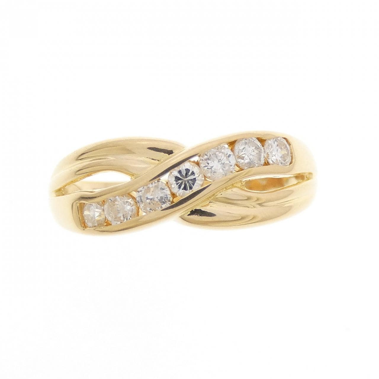 K18YG ダイヤモンド リング 0.30CT