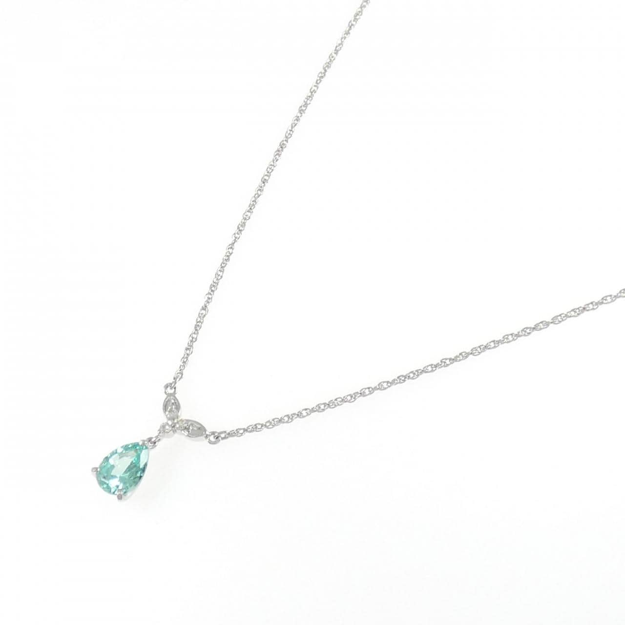 クレサンベール 合成クリソベリル ネックレス 0.96CT