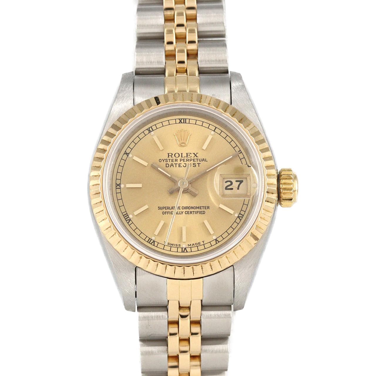 ロレックス デイトジャスト 69173 SSxYG 自動巻 L番