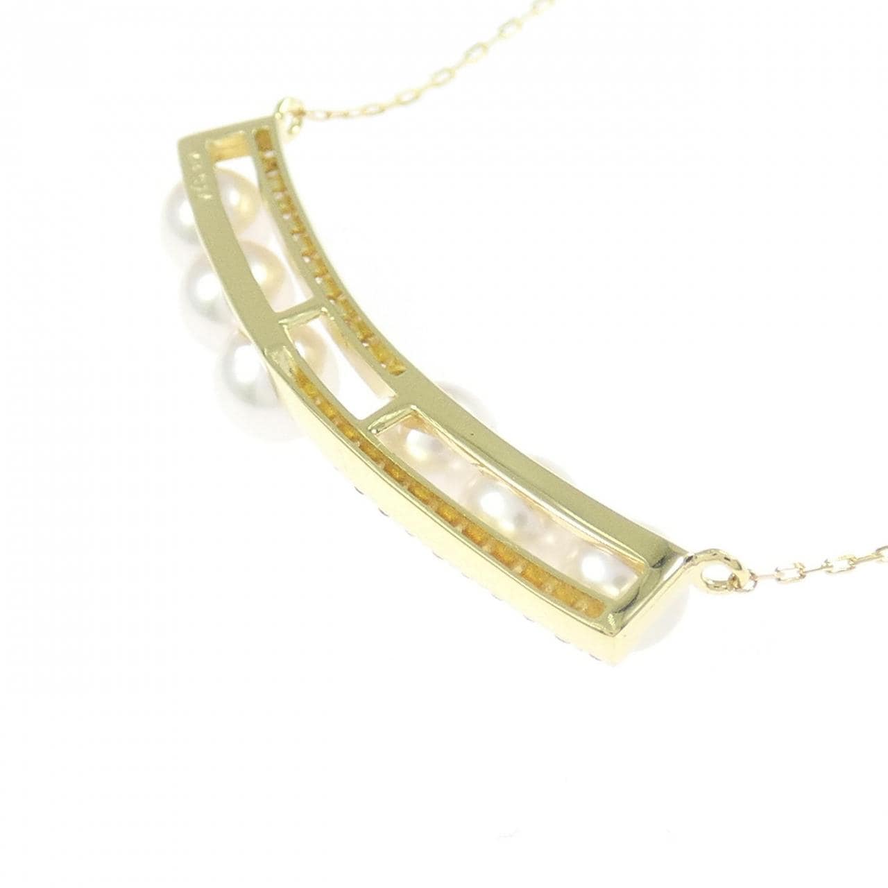 K18YG アコヤパール ネックレス