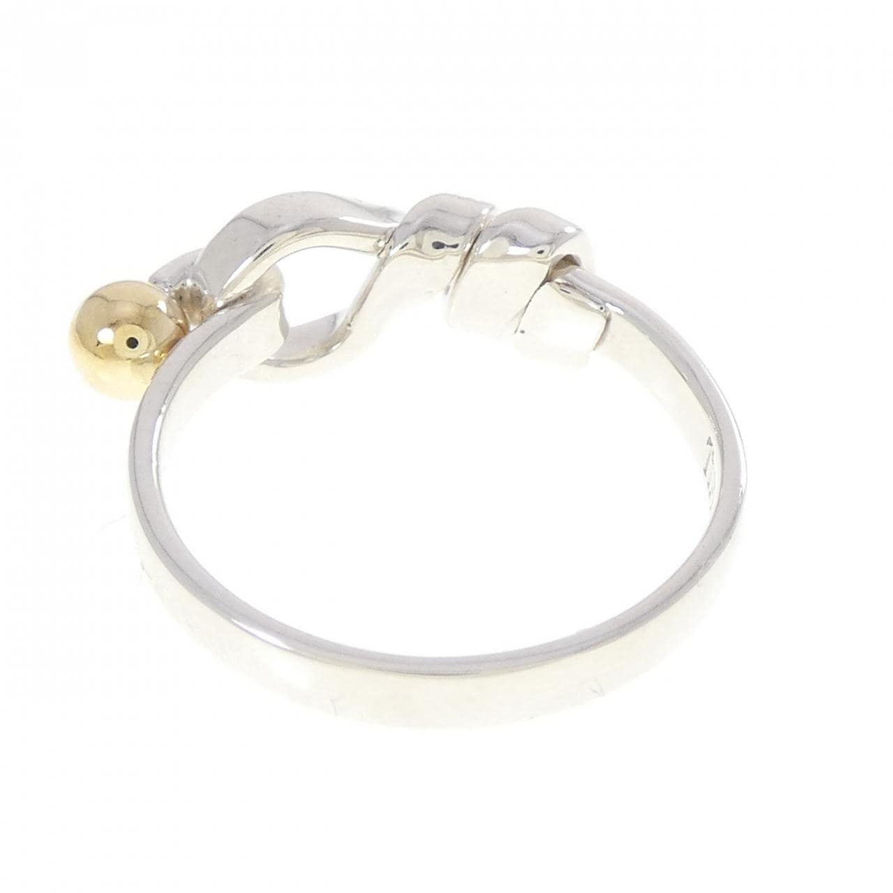 【ヴィンテージ】ティファニー フラットワイヤーラブノット リング