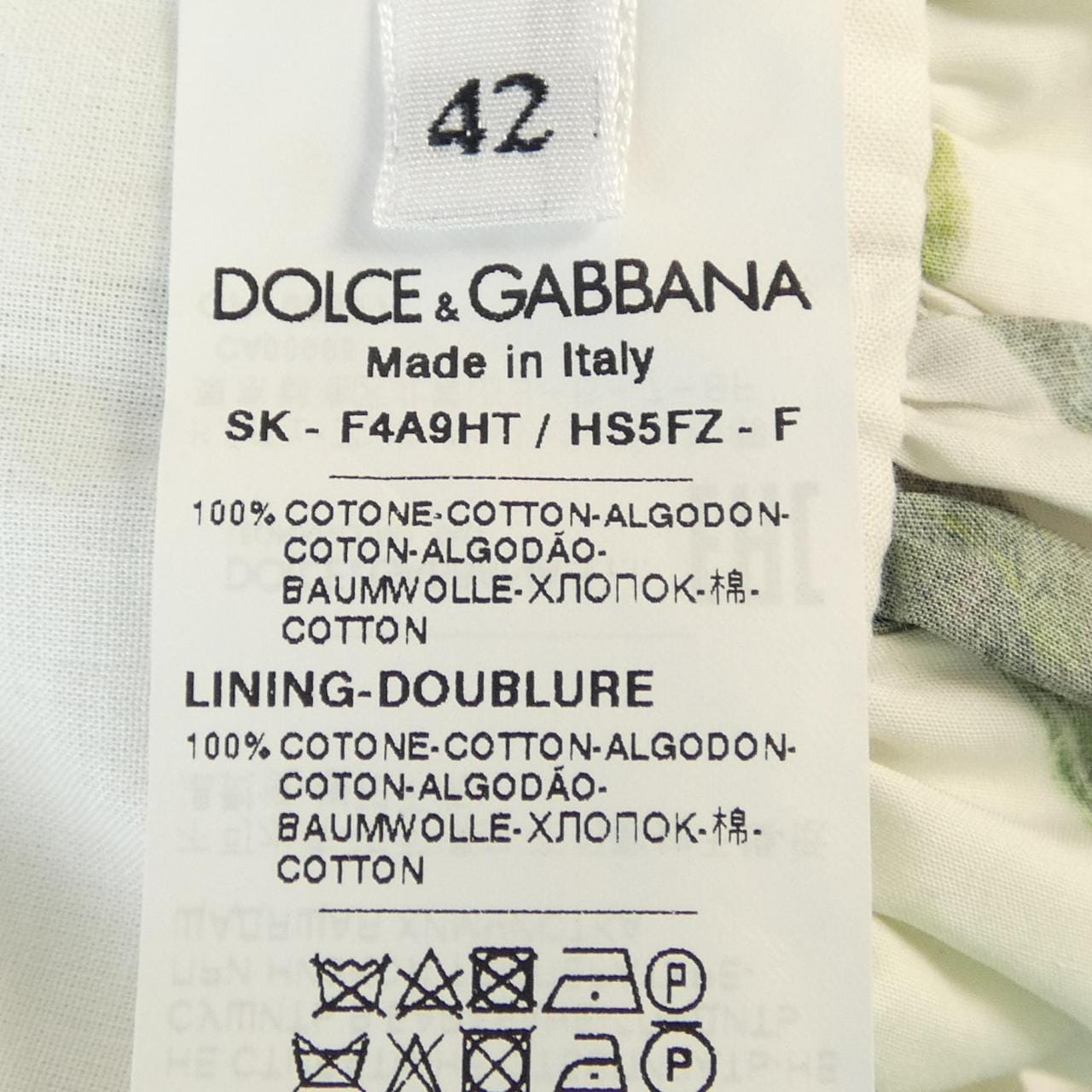 ドルチェアンドガッバーナ DOLCE&GABBANA F4A9HT スカート