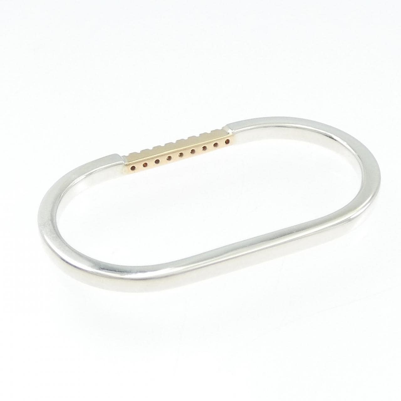 ヒロタカ オール アバウト ベーシックス ダブル フィンガー リング 0.04CT