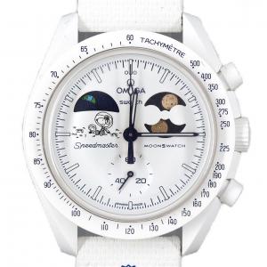 スウォッチ スウォッチxオメガ ミッショントゥザムーンフェイズ スヌーピー SO33W701L バイオセラミック クォーツ