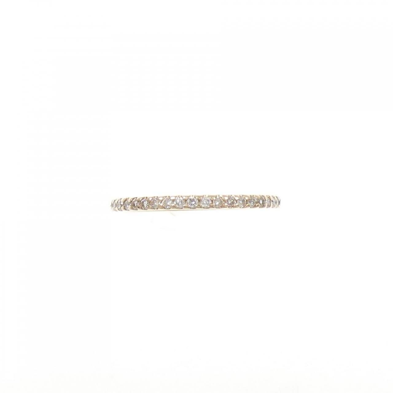K10YG ダイヤモンド リング 0.12CT