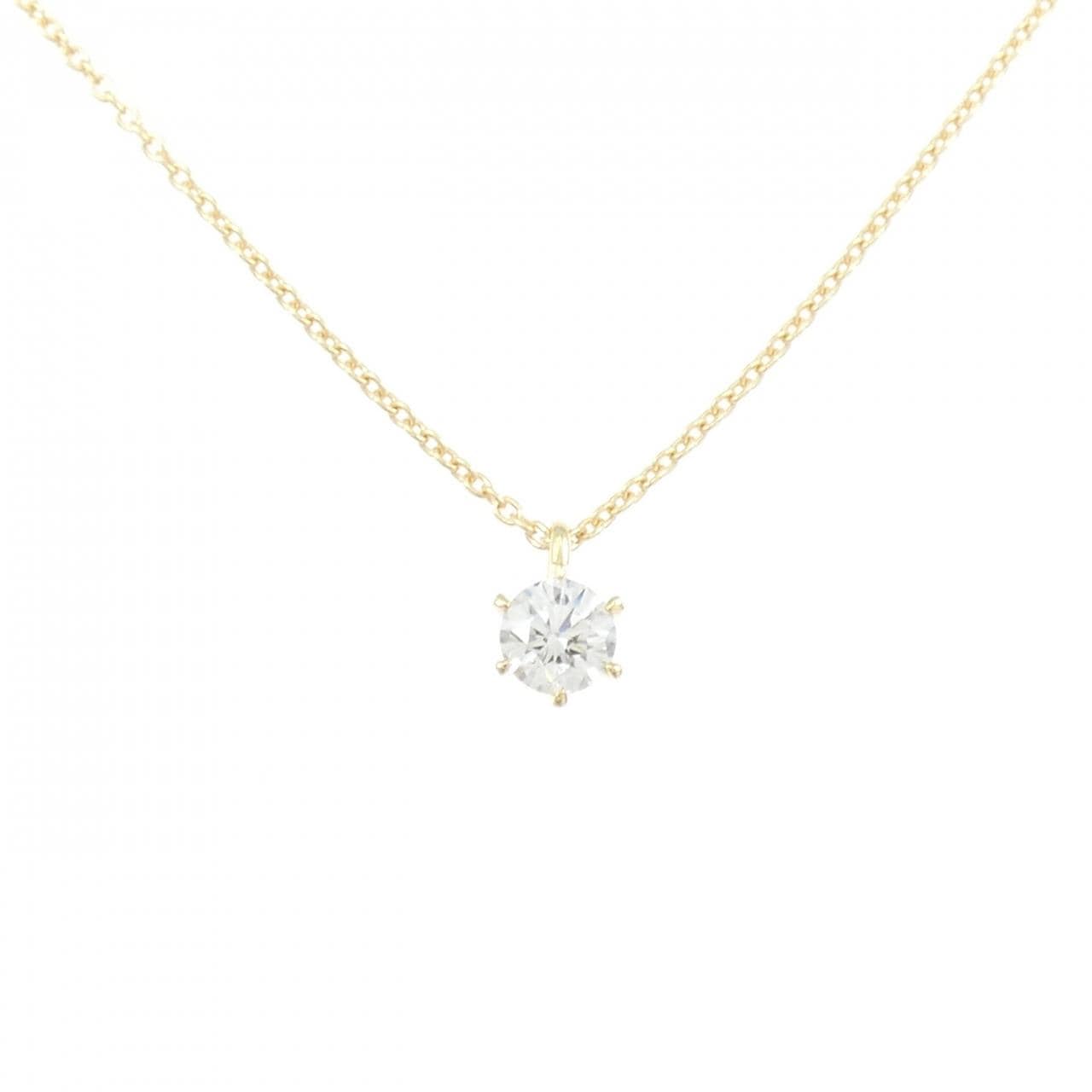 【リメイク】K18YG ダイヤモンド ネックレス 0.203CT D VS2 3EXT