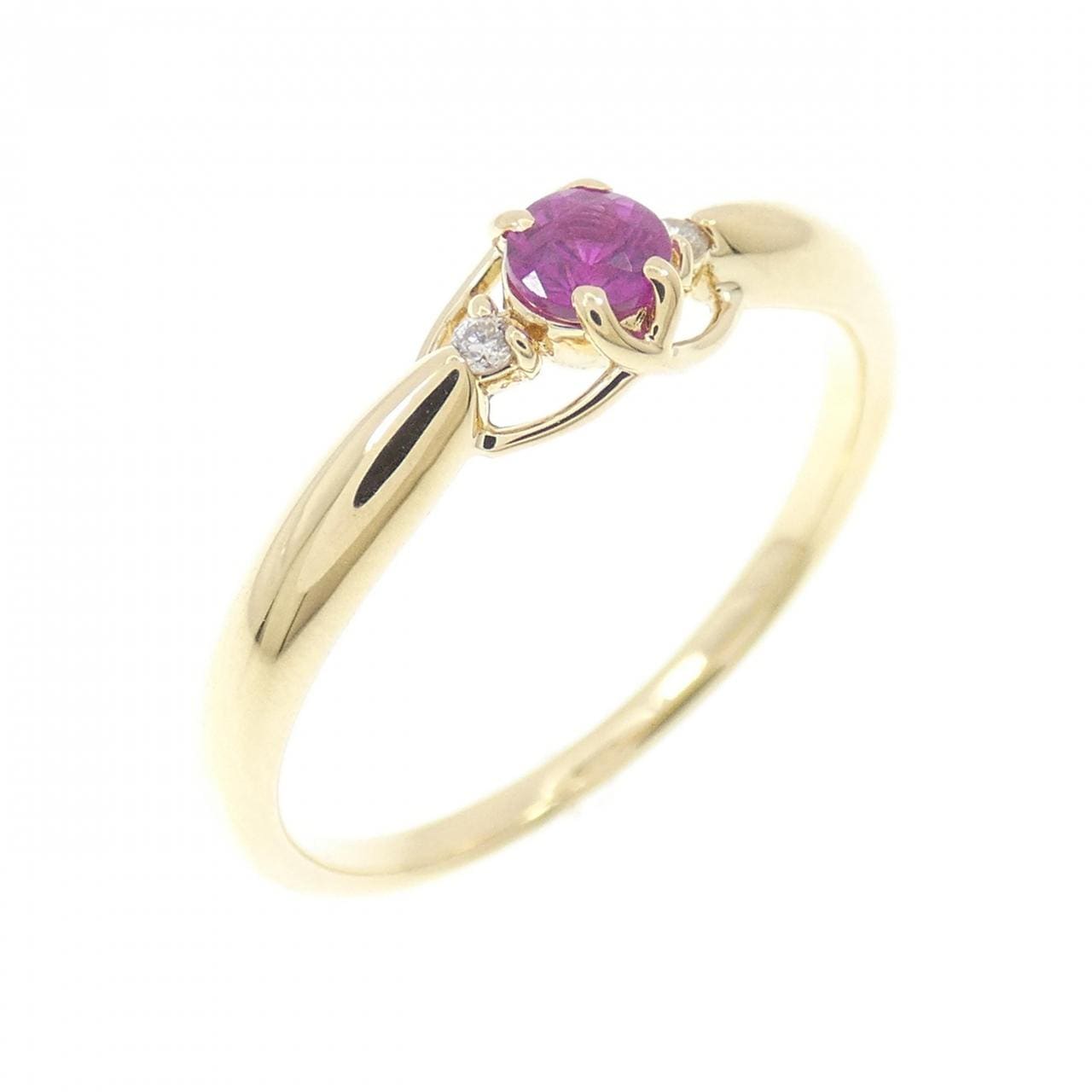 K18YG ルビー リング